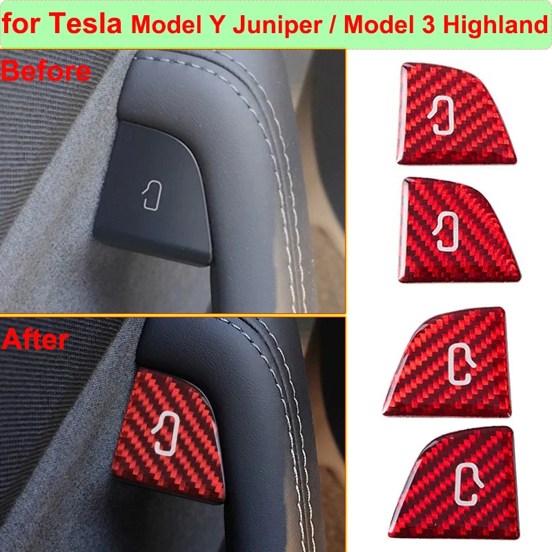 For Tesla Model Y Juniper 2025+ Model 3 Highland 2024 Carbon