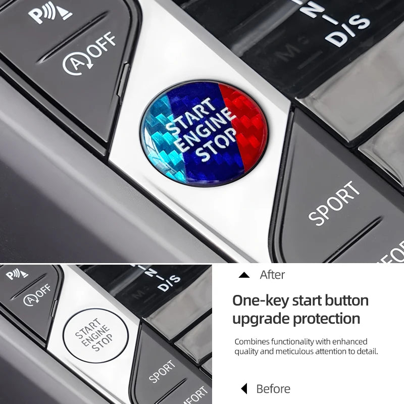 Engine Start Stop Button Sticker Trim Cover For BMW G20 G42 