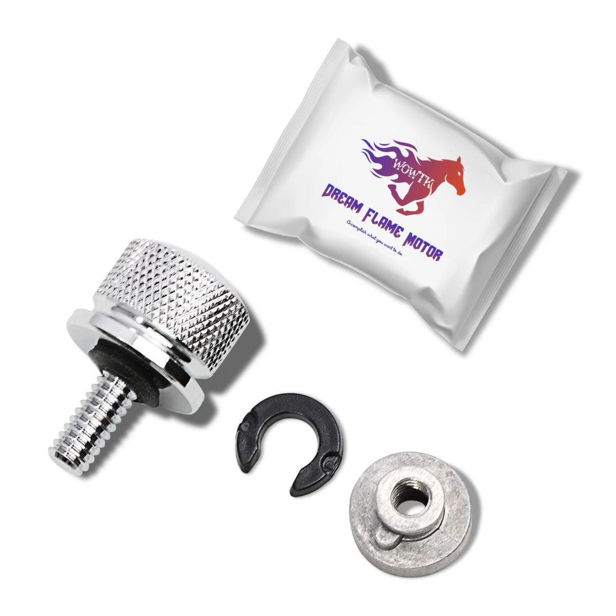 1/4 -20 Rear Fender Seat Bolt Nut Motorcycles Mount Screw Kit For Harley Softail FL Sportster 1200 Street Bob Electra Glide Dyna