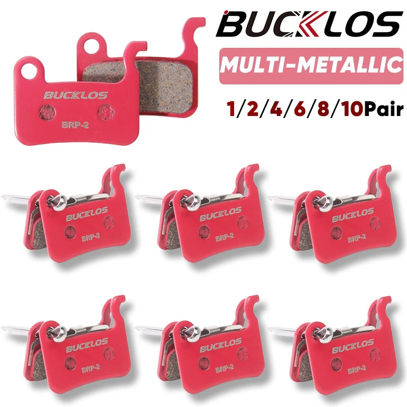 BUCKLOS Bicycle Hydraulic Disc Brake Pads for M535 Metallic 