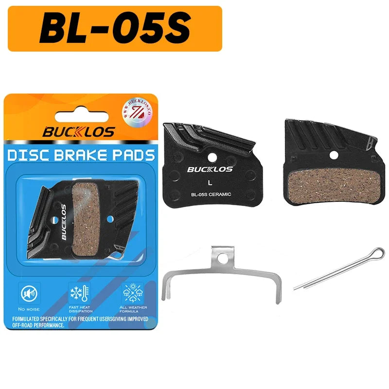 BUCKLOS Ceramic Hydraulic Brake Pads Heat Dissipation Bicycle Disc Brake Pad Road Mountain Bike Brake Pads for SHIMANO J05A L05A