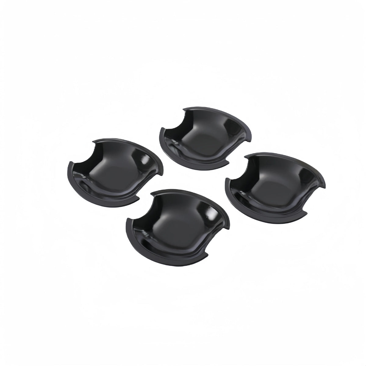 Glossy Black Carbon Fiber Car Door Handle Cover Trim Sticker Styling Accessories For Suzuki Swift 2005-2017