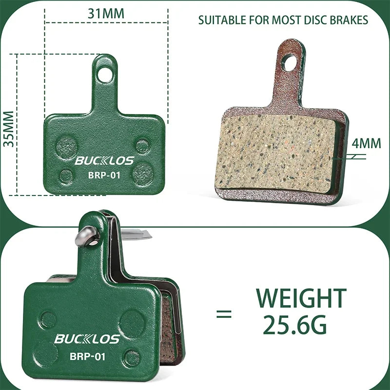 Ceramic Brake Pads BUCKLOS MTB Bike Hydarulic Disc Brake Pad