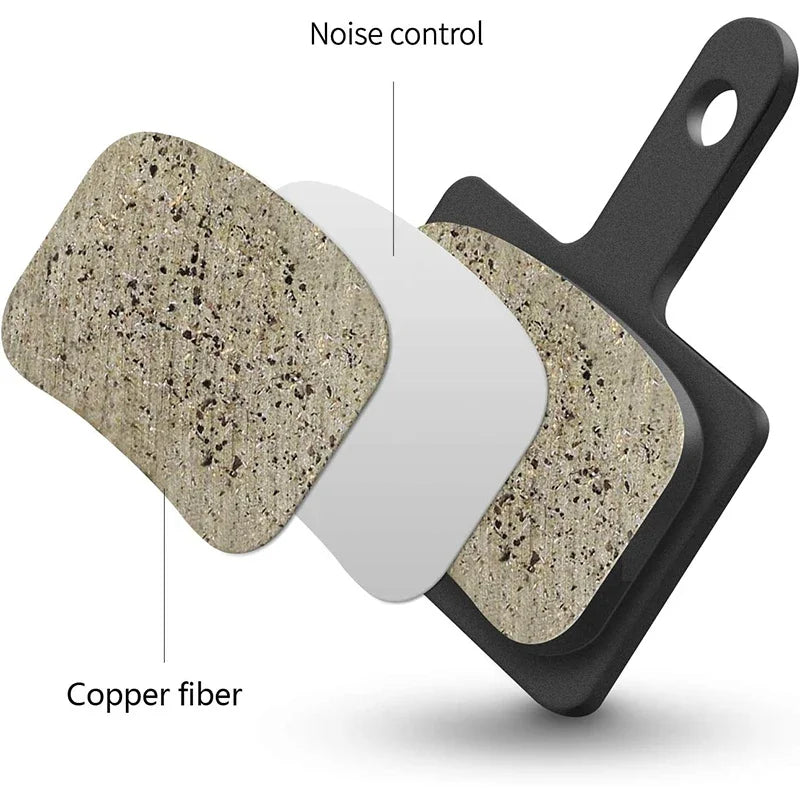 4 Pairs MTB Bicycle Resin Disc Brake Pads For Shimano B01S M