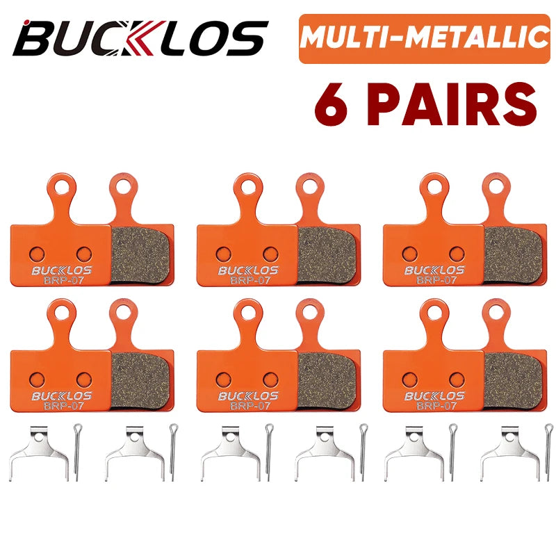 BUCKLOS Bicycle Hydraulic Disc Brake Pads for M9100 Metallic Brake Pads Metal Road Mountain Bike Brake Pads fit K05S K03S K04S