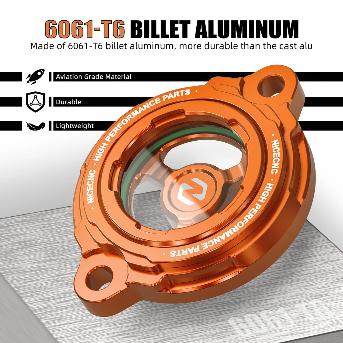 For KTM 690 Enduro R SMCR 2008-25 Engine Oil Filter Cover Ca