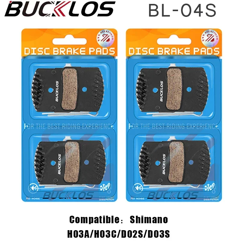 BUCKLOS Bicycle Disc Brake Pad Ceramic Bike Hydraulic Brakes Pads Road MTB Brake Pad for Shimano L05A J04C J05A H03A N03A NUTT