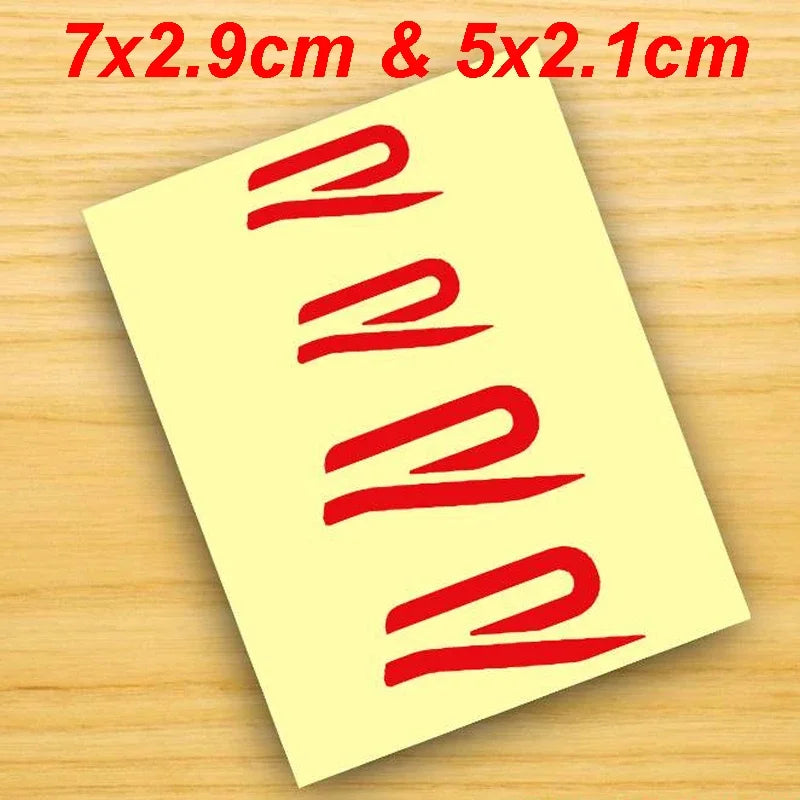 4pcs Car Caliper Sticker Tire Brake Cover Waterproof Film Body Decals for Rline R Line Golf 3 5 7 Polo Passat GTI