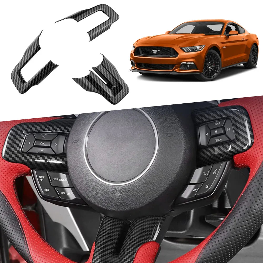 For Ford Mustang 2015-2023 Steering Wheel Decorative Sequins