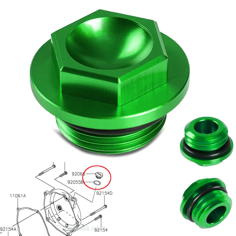 Engine Oil Filler Cap Plug For Kawasaki KX250F KX450F KX250 
