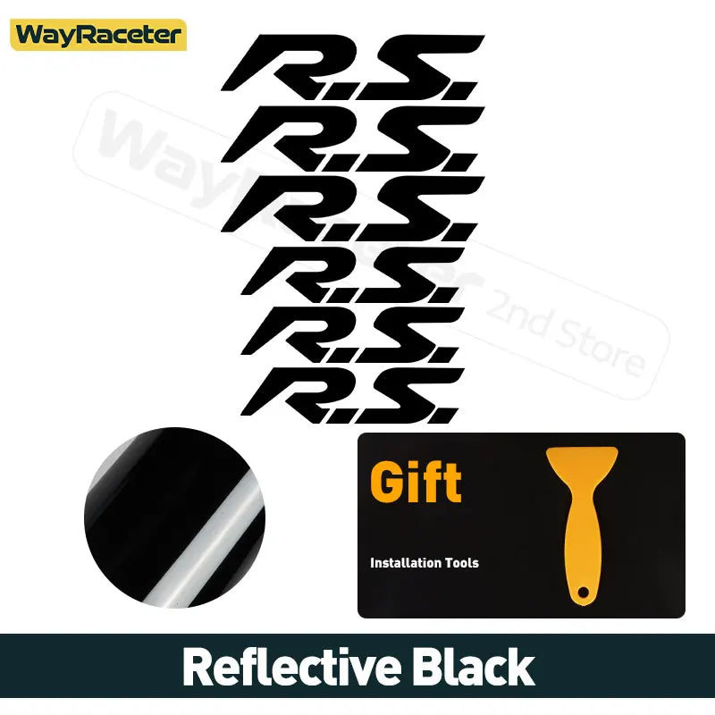 6 Pcs Car Brake Caliper Sticker Hi Temp Waterproof Reflective Decal For Renault Megane RS Clio Sandero GT Twingo Laguna Arkana