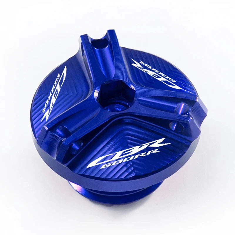 For HONDA CBR600RR CBR 600 RR 600RR 2007 2008-2023 Motorcycle Front Brake Fluid Tank Cap and Engine Oil Filling Port Accessories
