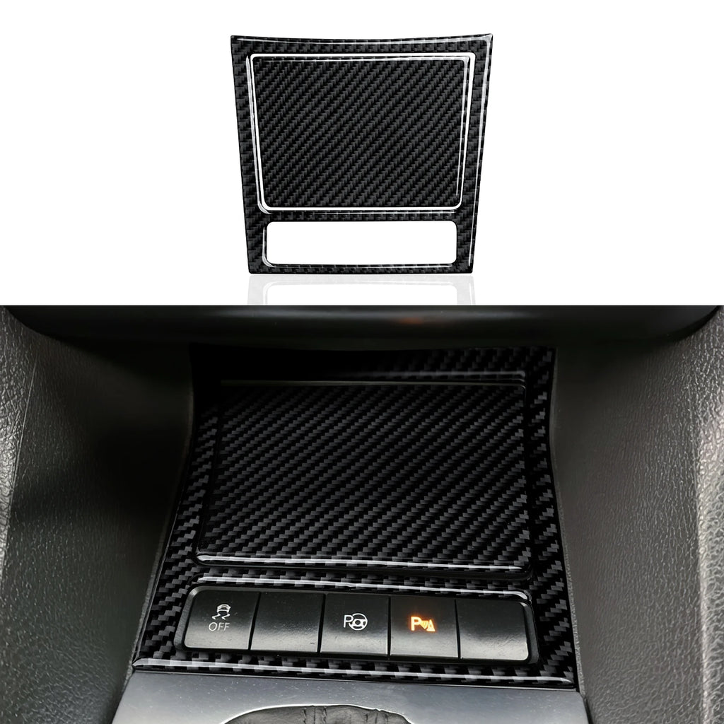 Car Center Console Gear Shift Panel For Volkswagen Golf VI MK6 GTI R Plus (2010-2014) Carbon Fiber Interior Sticker Trim Set Kit