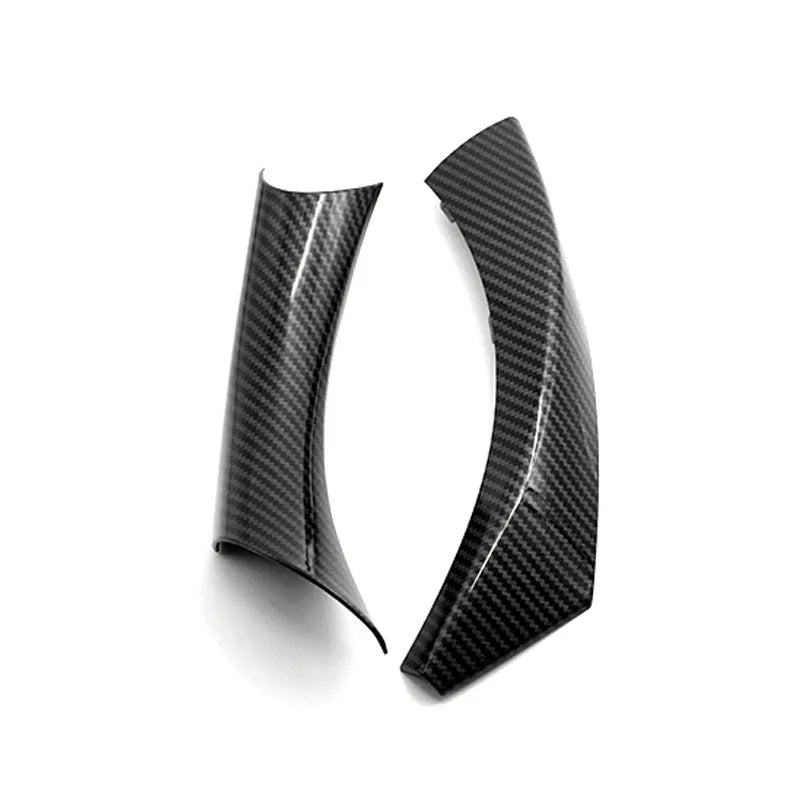2pcs Car Accessories Carbon Fiber Texture Left / Right Door 