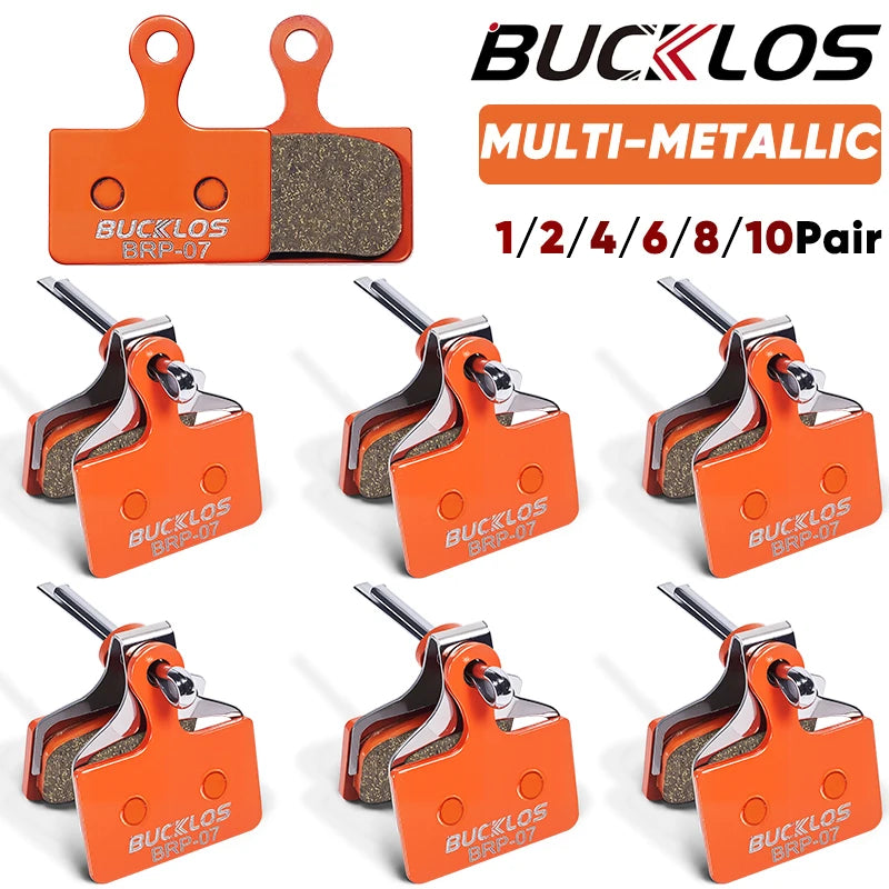 BUCKLOS Bicycle Hydraulic Disc Brake Pads for M9100 Metallic