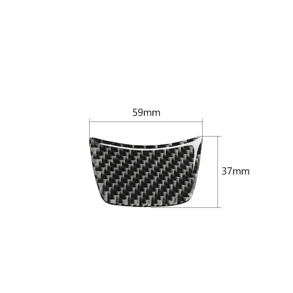 Car Steering Wheel Sticker Trim Carbon Fiber Decoration Allr