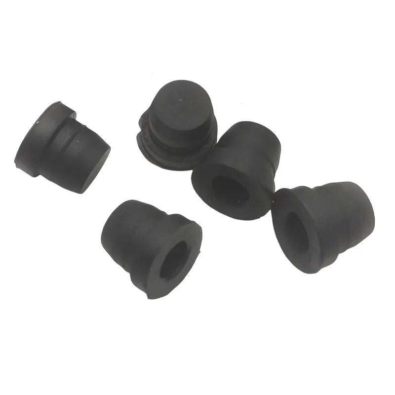 5PCS Black Rubber Brake Caliper Bleeder Screw Dust Cap Prote
