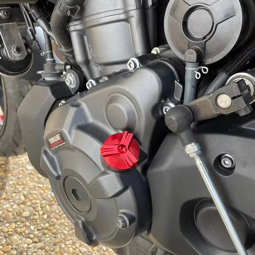 Motorcycle CNC Engine Oil Filler Cup Plug Cover Cap Screw Fo