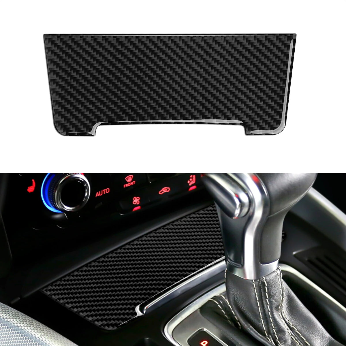 Car Center Console Gear Shift Panel Set For Audi A4 S4 RS4 A5 S5 RS5 (2007-2016) Carbon Fiber Interior Sticker Trim Accessories