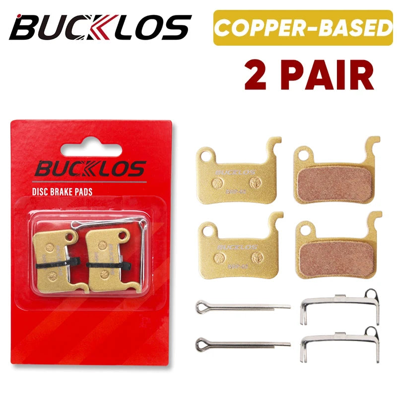 BUCKLOS MTB Disc Brake Pads for SHIMANO A01S Copper-Based Metal Hydraulic Brake Pad Mountain Bike Brake Pads for M975 M765 M595