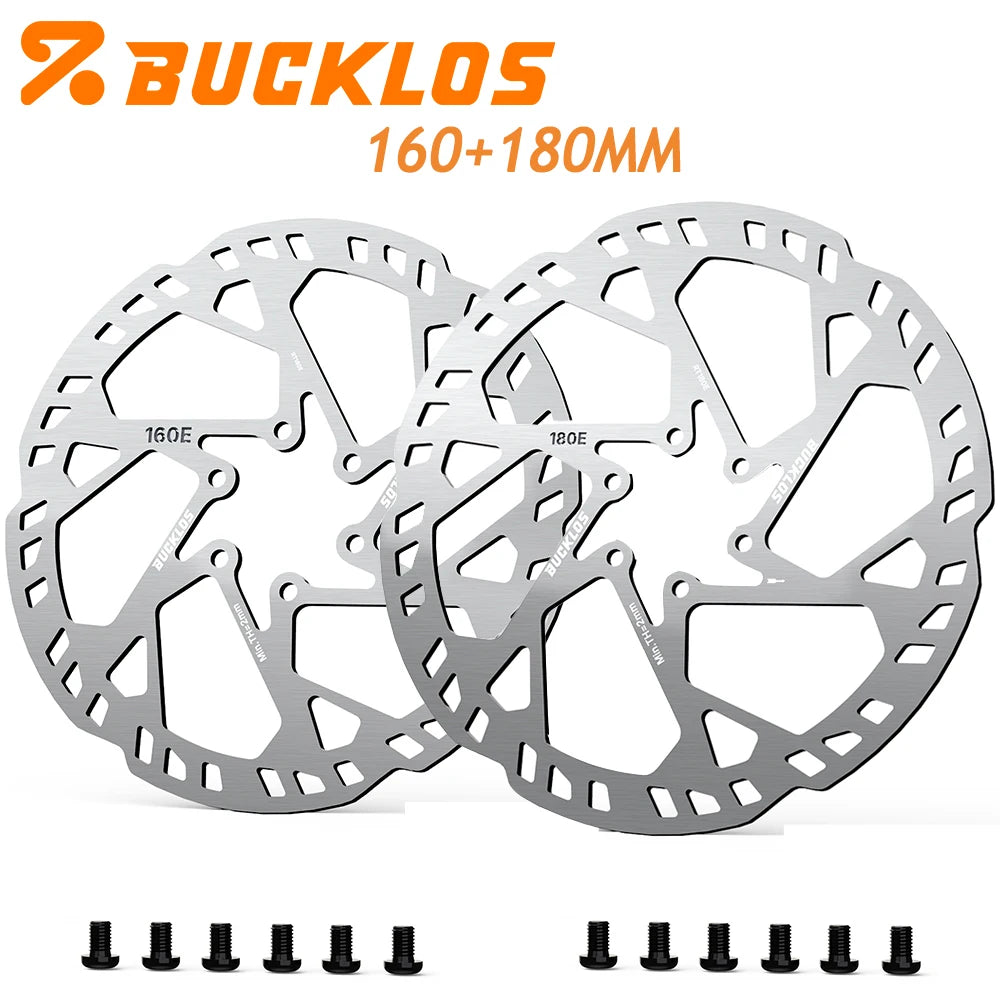 BUCKLOS 2.3MM E-Bike Brake Disc 220MM Electric Bicycle Rotor 140/160/180/203MM Dirt Bike Disc Brake Rotor For Surron Segway Tala