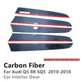 For Audi Q5 8R SQ5 Carbon Fiber Auto Door Dashboard Panel St