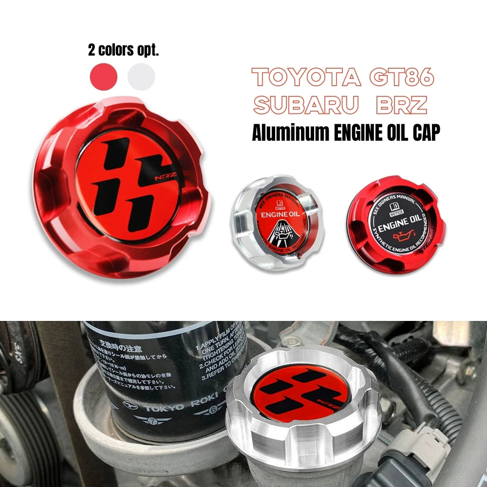 Aluminum ENGINE OIL CAP SUBARU BRZ IMPREZA WRX FORESTER BAJA