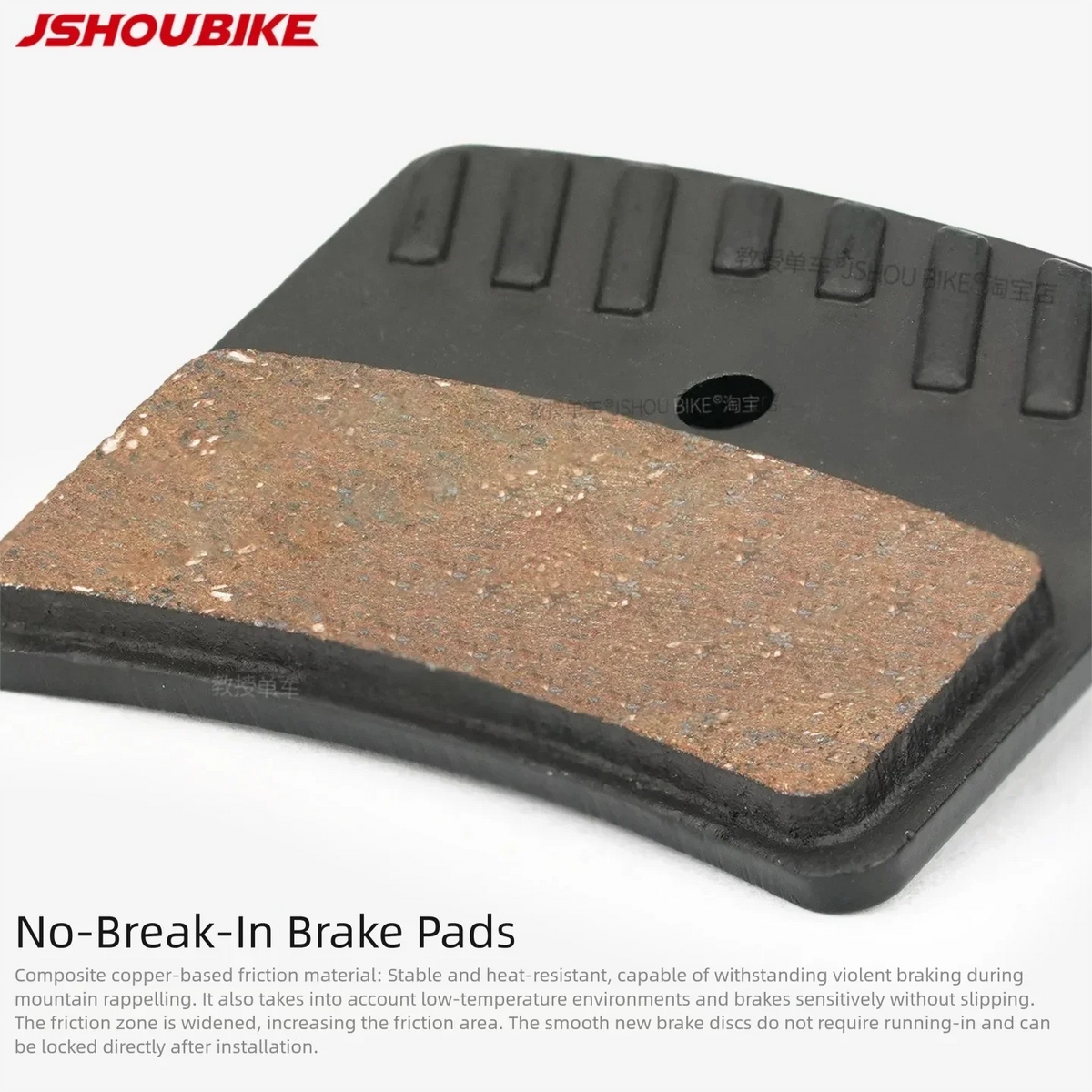 JSHOUBIKE Hydraulic Disc Brake Pads for HOPE Tech Stealth Ev