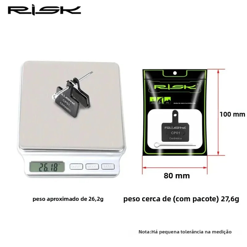RISK Ceramic brake pads MTB Road Bike Electric Scooter Hydar