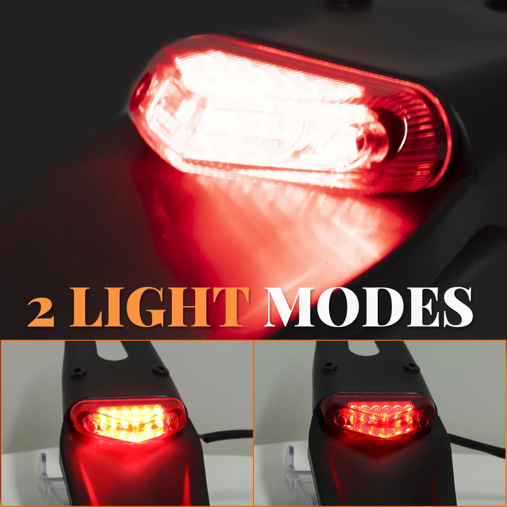 Motorcycle Tail Light For Enduro Off-Road Bike For Kawasaki 