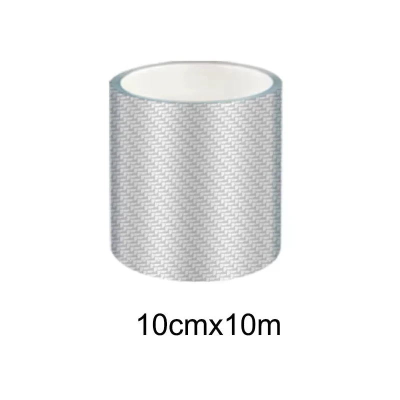 Transparent Carbon Fiber Car Threshold Portector Moulding Strip Trim Bumper Strip Door Sill Film Anti Scratch Guards Car Sticker