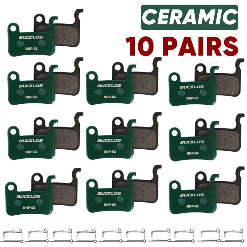 BUCKLOS Ceramic Hydarulic Disc Brake Pads For SHIMANO A01S M06 M07 Road Bicycle MTB Brake Pad Wear-resistant Disc Brake Pads