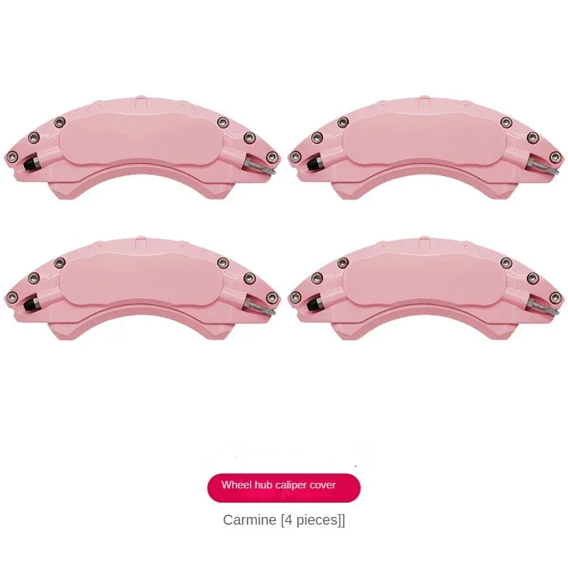 For Audi Car Brake Caliper Cover Aluminum Alloy Metal Fit A1 A2 A3 A4 A5 A6 A7 A8 Q1 Q2 Q3 Q4 Q5 Q6 Q7 TT TTS E-tron Allroad