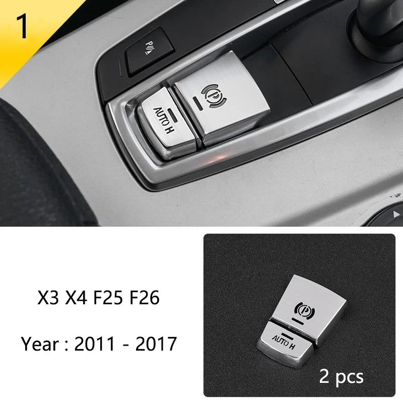 Accessories for BMW X3 X4 F25 F26 Car Inner Gearshift Air Conditioning CD Panel Door Armrest Cover Trim Decorative Car Stickers