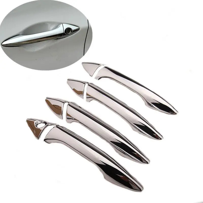 For Hyundai Elantra 2012-2016 Chrome Carbon Fiber Door Handl