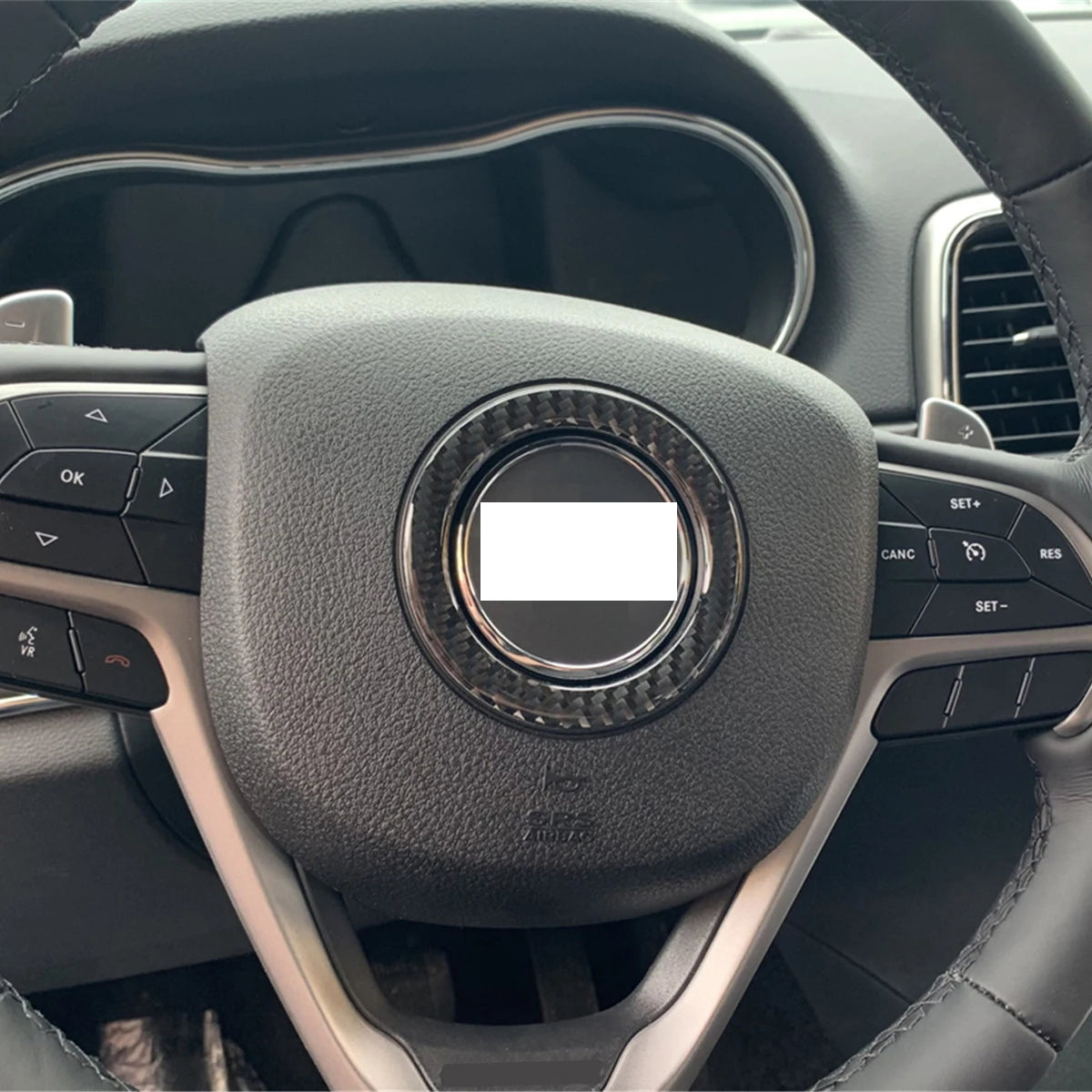 Car Steering Wheel Center Decoration Cover Trim Protector fo