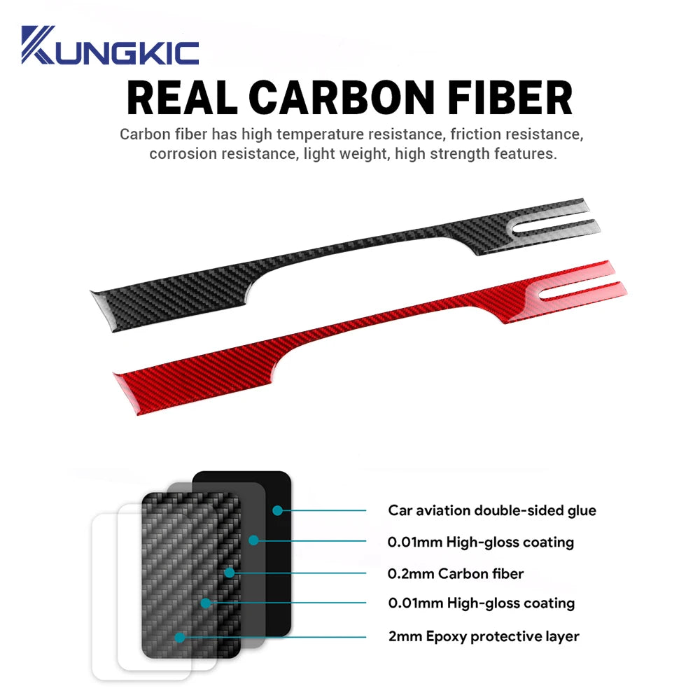 Real Soft Carbon Fiber Sticker For Kia Sportage NQ5 2022 202