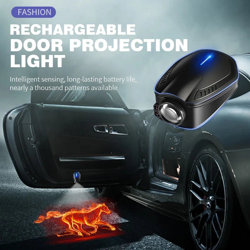 1/2/4PCS Customisable Car Door Welcome Logo Light Car Stylin