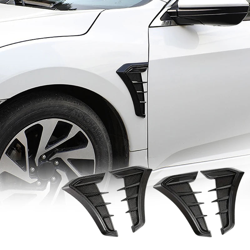 Multipurpose Universal Carbon Fiber Black Car Decorative Cel