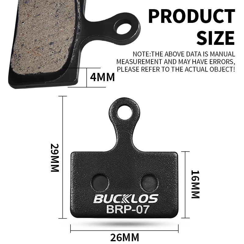 BUCKLOS Resin Disc Brake Pad For SHIMANO K05S Wear-resistant