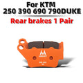 MRRANGT Motorcycle Ceramic Brake Pads Kit For KTM Duke 390 790 1290 Adventure ADV 790 1050 1090 1190 1290 Models Front Rear Set