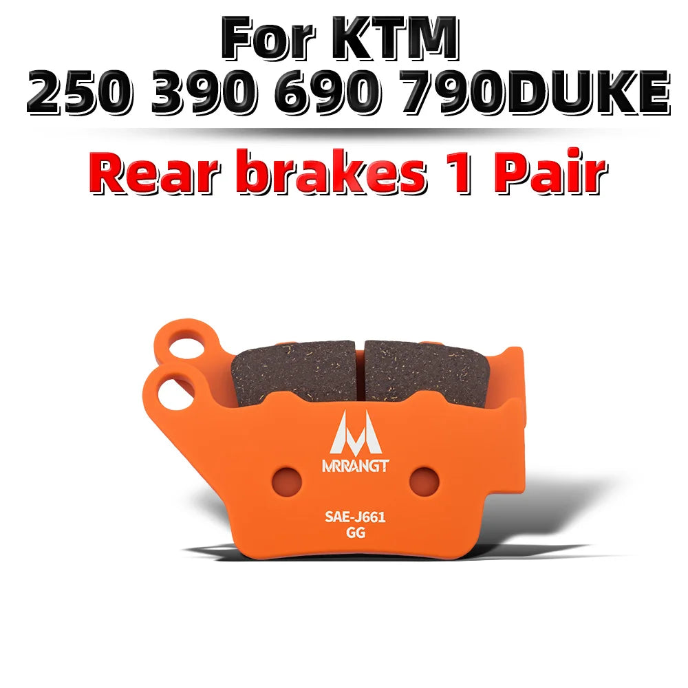 MRRANGT Motorcycle Ceramic Brake Pads Kit For KTM Duke 390 790 1290 Adventure ADV 790 1050 1090 1190 1290 Models Front Rear Set