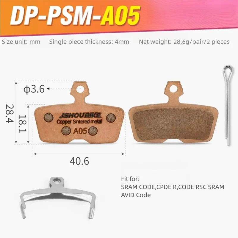 Hydraulic Brake Pads Semi-metal/Sintered Metal/All-metallic 