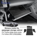Suede Sticker For Subaru ZD8 BRZ Toyota ZN8 GR86 2021 2022 2