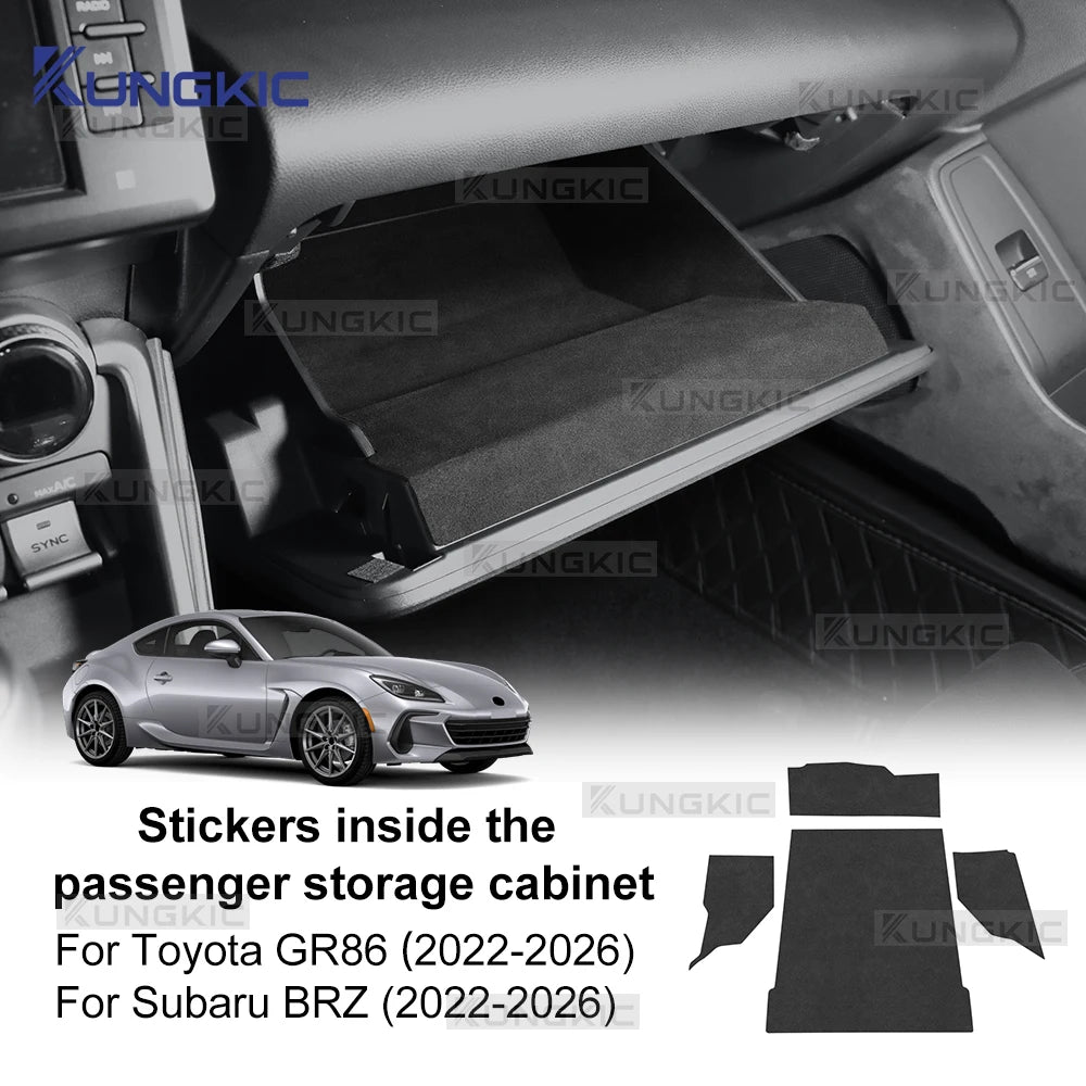 Suede Sticker For Subaru ZD8 BRZ Toyota ZN8 GR86 2021 2022 2