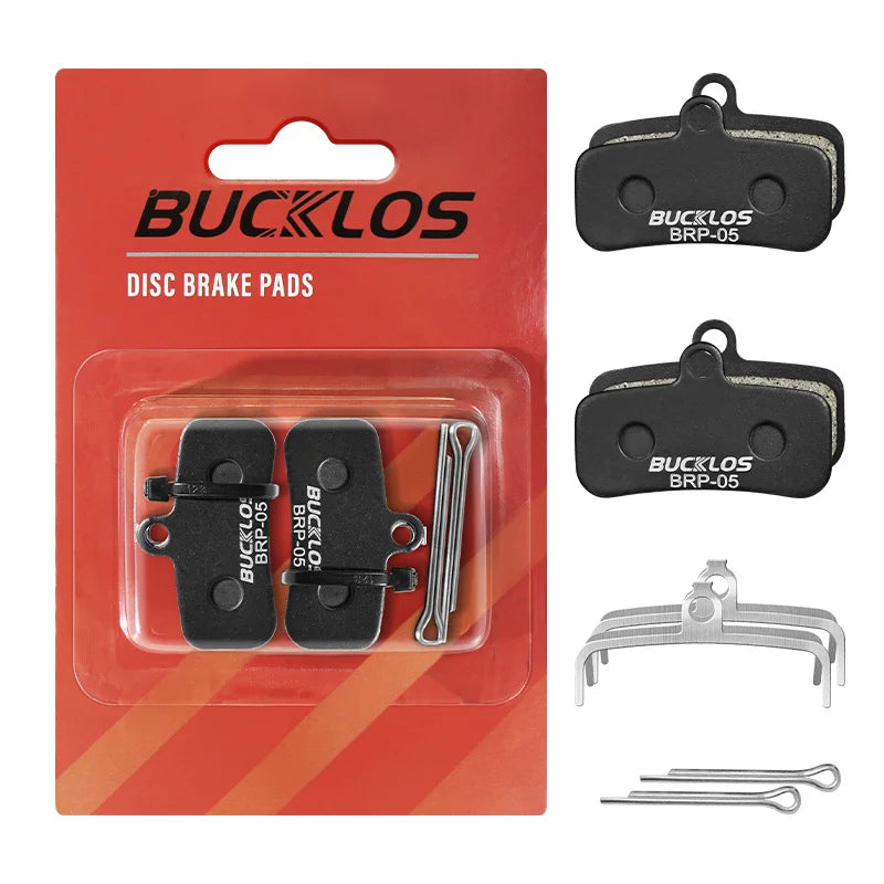 BUCKLOS Bicycle Ceramic Brake Pads for Shimano D01S D03S Disc Brake Pads MTB E-Bike 4 Piston Hydraulic Brake Pad Resin Sintered