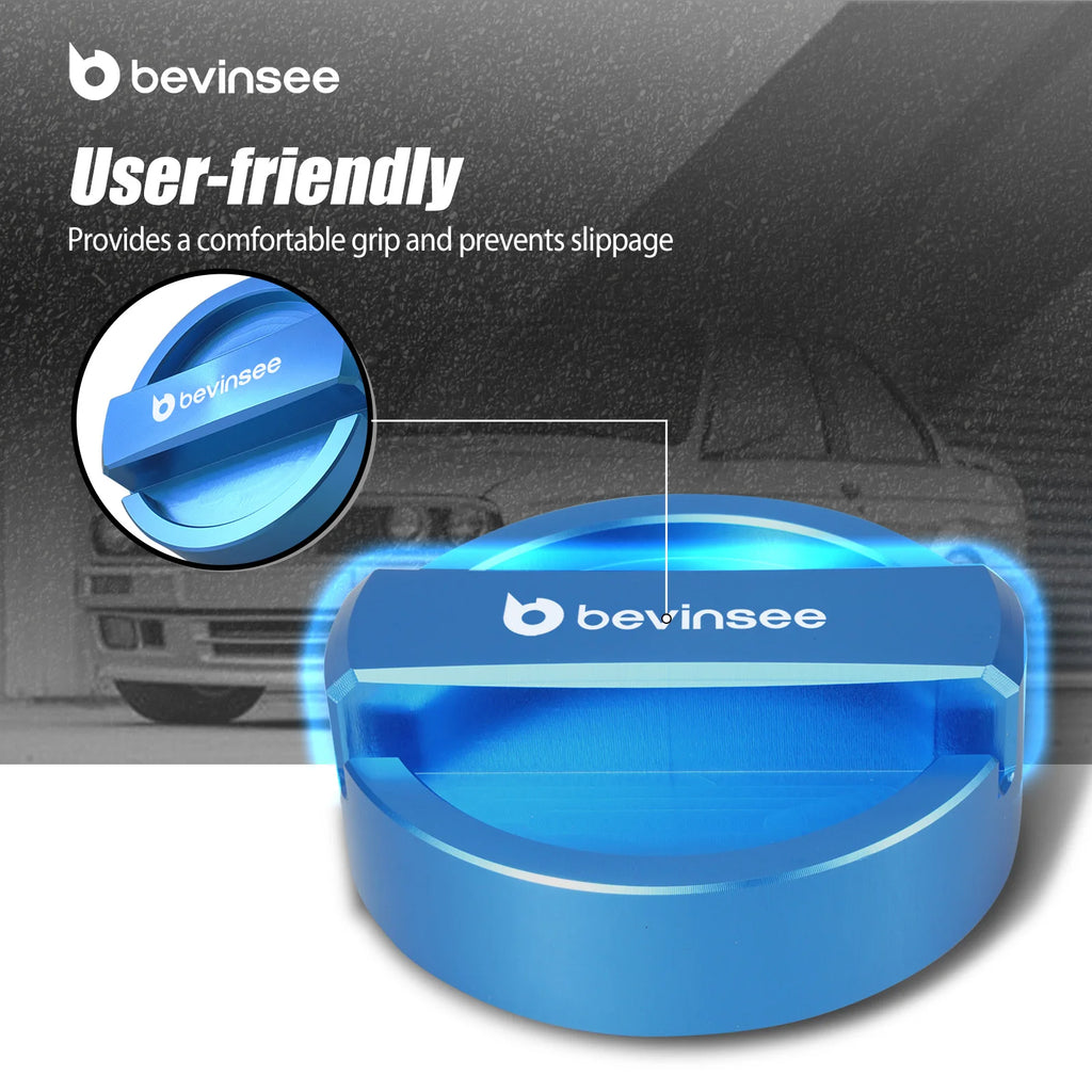 BEVINSEE Aluminium Engine Oil Filler Cap for BMW E90 E92 E46