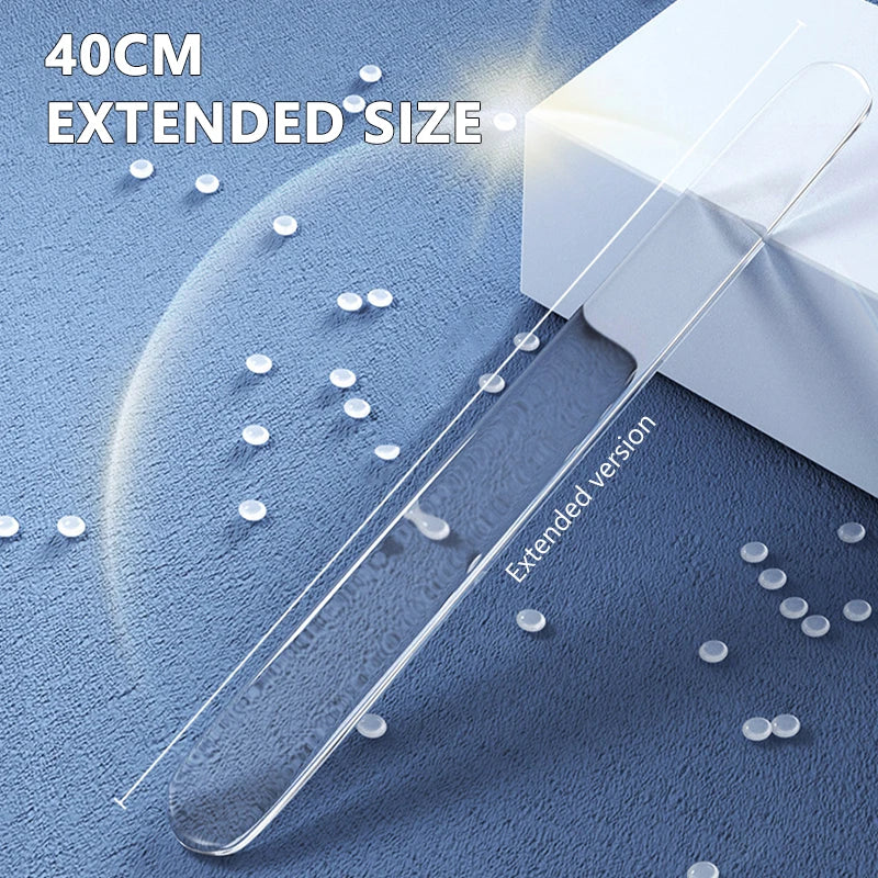 SEAMETAL 4PCS Extended Car Door Bumper Strip Transparent Bod