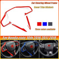 For Honda Civic 10th 2016 2017 2018 Carbon Fiber Style Car S