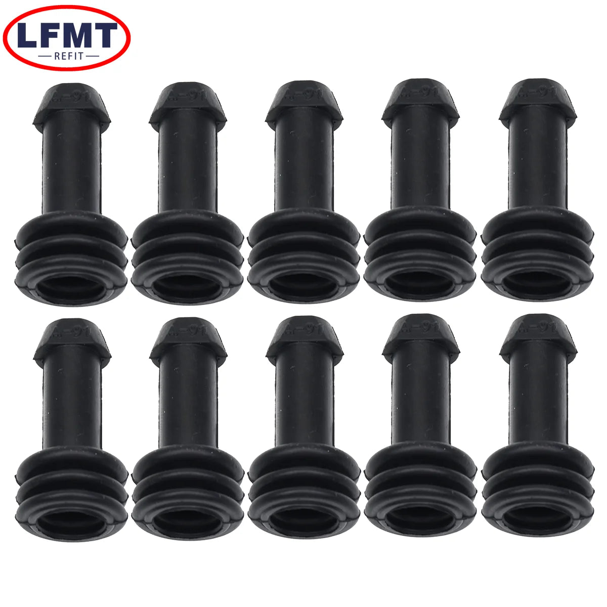 10/5 sets Brake Upper Lower Pump Caliper Shock Absorber Sleeve Dust Cover Rubber Disc Waterproof Cap for Motorcycle Scooter Bike